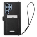 Spigen Etui do Samsung Galaxy S25 Ultra Black Spigen Wallet "S"