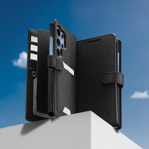 Spigen Etui do Samsung Galaxy S25 Ultra Black Spigen Wallet "S" Spigen Etui do Samsung Galaxy S25 Ultra Black Spigen Wallet "S"
