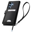 Spigen Etui do Samsung Galaxy S25 Ultra Black Spigen Wallet "S"