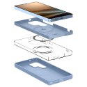 Spigen Etui do Samsung Galaxy S25 Ultra Sapphire Blue Spigen Silicone Fit Mag MagSafe