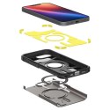 Spigen Etui do iPhone 16E Spigen Tough Armor Mag MagSafe Gunmetal