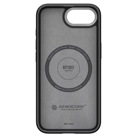 Spigen Etui do iPhone 16e Spigen Enzo Aramid Mag MagSafe Matte Black Spigen Etui do iPhone 16e Spigen Enzo Aramid Mag MagSafe Matte Black