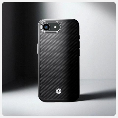 Spigen Etui do iPhone 16e Spigen Enzo Aramid Mag MagSafe Matte Black Spigen Etui do iPhone 16e Spigen Enzo Aramid Mag MagSafe Matte Black