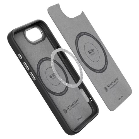 Spigen Etui do iPhone 16e Spigen Enzo Aramid Mag MagSafe Matte Black Spigen Etui do iPhone 16e Spigen Enzo Aramid Mag MagSafe Matte Black