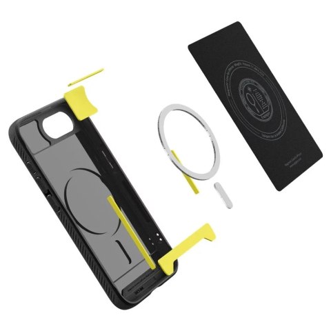 Spigen Etui do iPhone 16e Spigen Rugged Armor Mag MagSafe Matte Black Spigen Etui do iPhone 16e Spigen Rugged Armor Mag MagSafe Matte Black