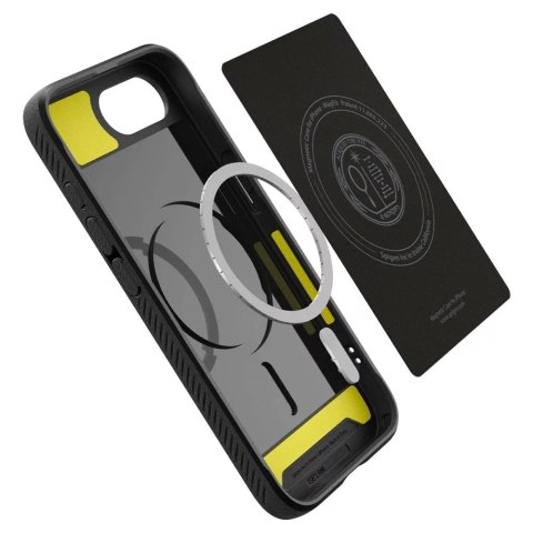 Spigen Etui do iPhone 16e Spigen Rugged Armor Mag MagSafe Matte Black Spigen Etui do iPhone 16e Spigen Rugged Armor Mag MagSafe Matte Black