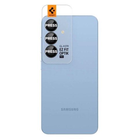 Spigen Osłona Aparatu do Samsung Galaxy S25 Black Spigen Optik Pro Glas.TR "EZ Fit" Camera Protector 2-Pack Spigen Osłona Aparatu do Samsung Galaxy S25 Black Spigen Optik Pro Glas.TR "EZ Fit" Camera Protector 2-Pack