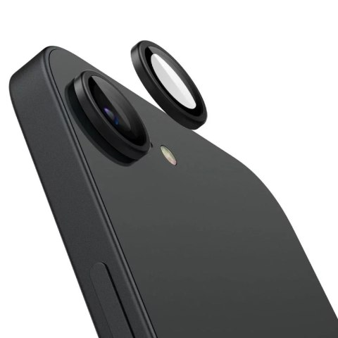 Spigen Osłona aparatu do iPhone 16e Spigen Optik Pro Glas.TR „EZ Fit" Camera Protector 2-Pack Black Spigen Osłona aparatu do iPhone 16e Spigen Optik Pro Glas.TR „EZ Fit" Camera Protector 2-Pack Black