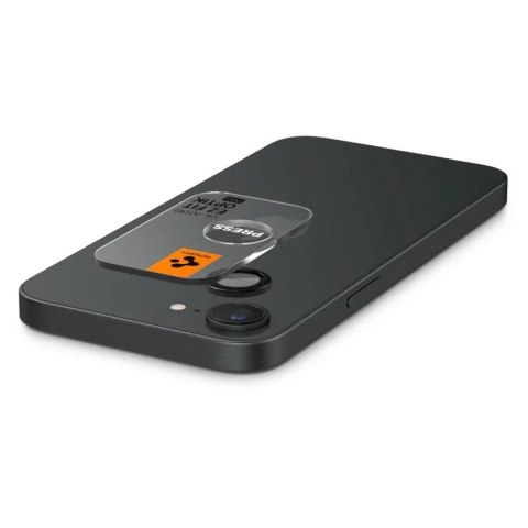 Spigen Osłona aparatu do iPhone 16e Spigen Optik Pro Glas.TR „EZ Fit" Camera Protector 2-Pack Black Spigen Osłona aparatu do iPhone 16e Spigen Optik Pro Glas.TR „EZ Fit" Camera Protector 2-Pack Black