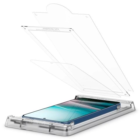 Spigen Szkło Hybrydowe do Samsung Galaxy S25 Spigen Elite Shield "EZ Fit" HD Clear Spigen Szkło Hybrydowe do Samsung Galaxy S25 Spigen Elite Shield "EZ Fit" HD Clear