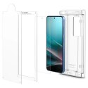 Spigen Szkło Hybrydowe do Samsung Galaxy S25 Spigen Elite Shield "EZ Fit" HD Clear