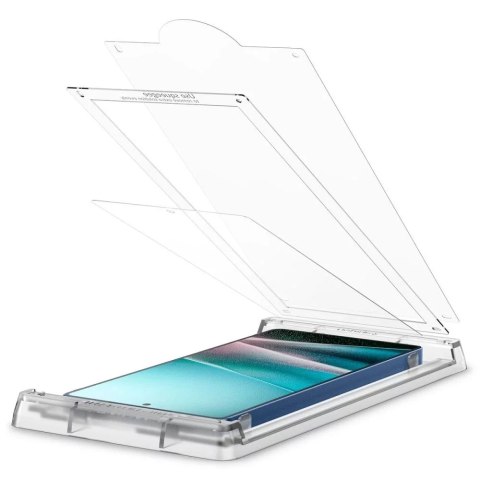 Spigen Szkło Hybrydowe do Samsung Galaxy S25 Ultra Spigen Elite Shield "EZ Fit" HD Clear Spigen Szkło Hybrydowe do Samsung Galaxy S25 Ultra Spigen Elite Shield "EZ Fit" HD Clear