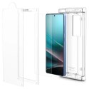 Spigen Szkło Hybrydowe do Samsung Galaxy S25 Ultra Spigen Elite Shield "EZ Fit" HD Clear