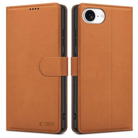 Tech-Protect Etui do iPhone 16e Tech-Protect Wallet Saddle Brown