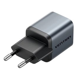 Vention Ładowarka GaN Vention USB-C 20W + Kabel USB-C do Lightning 1m Szara