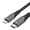 Vention Ładowarka GaN Vention USB-C 20W + Kabel USB-C do Lightning 1m Szara