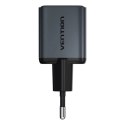 Vention Ładowarka GaN Vention USB-C 20W Szara