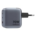 Vention Ładowarka GaN Vention USB-C+C+A 70W Szara