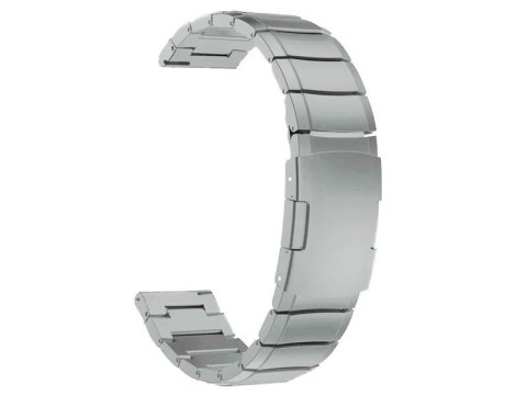 4kom.pl Bransoleta Steel Simple pasek Alogy stal nierdzewna do smartwatcha 20mm Srebrna 4kom.pl Bransoleta Steel Simple pasek Alogy stal nierdzewna do smartwatcha 20mm Srebrna