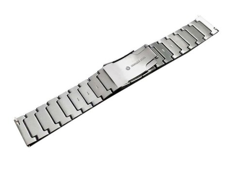4kom.pl Bransoleta Steel Simple pasek Alogy stal nierdzewna do smartwatcha 20mm Srebrna 4kom.pl Bransoleta Steel Simple pasek Alogy stal nierdzewna do smartwatcha 20mm Srebrna