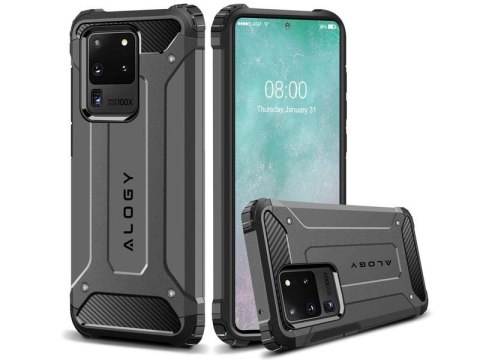 Alogy Etui Alogy Hard Armor do Samsung Galaxy S20 Ultra szare Alogy Etui Alogy Hard Armor do Samsung Galaxy S20 Ultra szare