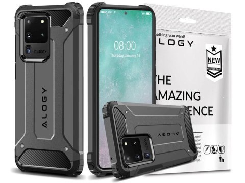 Alogy Etui Alogy Hard Armor do Samsung Galaxy S20 Ultra szare Alogy Etui Alogy Hard Armor do Samsung Galaxy S20 Ultra szare