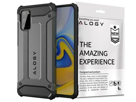 Alogy Etui Alogy Hard Armor do Samsung Galaxy S20 szare Alogy Etui Alogy Hard Armor do Samsung Galaxy S20 szare