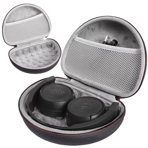 Alogy Etui pokrowiec Alogy na słuchawki nauszne JBL Tune 600/510/500/460/450 Czarne Alogy Etui pokrowiec Alogy na słuchawki nauszne JBL Tune 600/510/500/460/450 Czarne