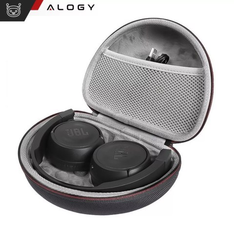 Alogy Etui pokrowiec Alogy na słuchawki nauszne JBL Tune 600/510/500/460/450 Czarne Alogy Etui pokrowiec Alogy na słuchawki nauszne JBL Tune 600/510/500/460/450 Czarne