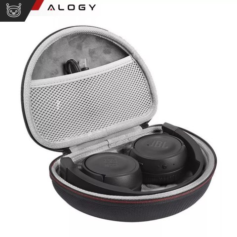 Alogy Etui pokrowiec Alogy na słuchawki nauszne JBL Tune 600/510/500/460/450 Czarne Alogy Etui pokrowiec Alogy na słuchawki nauszne JBL Tune 600/510/500/460/450 Czarne