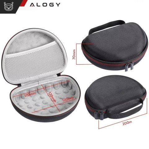 Alogy Etui pokrowiec Alogy na słuchawki nauszne JBL Tune 600/510/500/460/450 Czarne Alogy Etui pokrowiec Alogy na słuchawki nauszne JBL Tune 600/510/500/460/450 Czarne