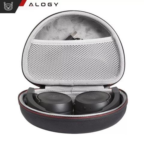 Alogy Etui pokrowiec Alogy na słuchawki nauszne JBL Tune 600/510/500/460/450 Czarne Alogy Etui pokrowiec Alogy na słuchawki nauszne JBL Tune 600/510/500/460/450 Czarne