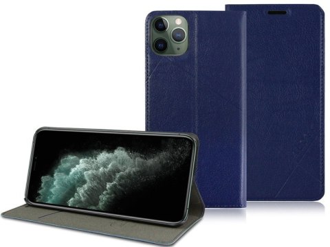 Alogy Etui z klapką portfel Alogy skórzane obudowa do Apple iPhone 11 Pro Granatowe Alogy Etui z klapką portfel Alogy skórzane obudowa do Apple iPhone 11 Pro Granatowe