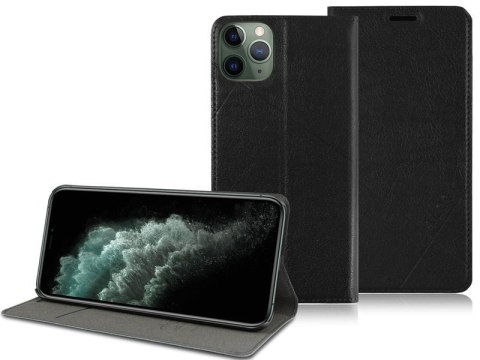 Alogy Etui z klapką portfel Alogy skórzane obudowa do Apple iPhone 11 Pro Max Czarne Alogy Etui z klapką portfel Alogy skórzane obudowa do Apple iPhone 11 Pro Max Czarne