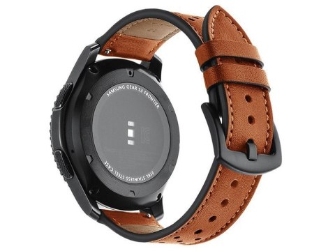 Alogy Pasek Alogy skóra leather band do Samsung Watch Active 2 (20mm) Brązowy Alogy Pasek Alogy skóra leather band do Samsung Watch Active 2 (20mm) Brązowy