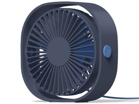 Alogy Przenośny wiatrak Alogy Natural wind 24 wentylator na biurko USB Granatowy Alogy Przenośny wiatrak Alogy Natural wind 24 wentylator na biurko USB Granatowy