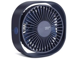 Alogy Przenośny wiatrak Alogy Natural wind 24 wentylator na biurko USB Granatowy