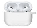 Alogy Silikonowe etui Alogy na słuchawki Apple AirPods Pro Białe
