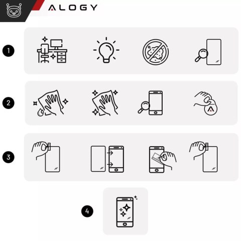 Alogy Szkło hartowane Alogy 9H do Apple iPad 10.2 2019/ 2020/ 2021 (7/8/9Gen) Alogy Szkło hartowane Alogy 9H do Apple iPad 10.2 2019/ 2020/ 2021 (7/8/9Gen)