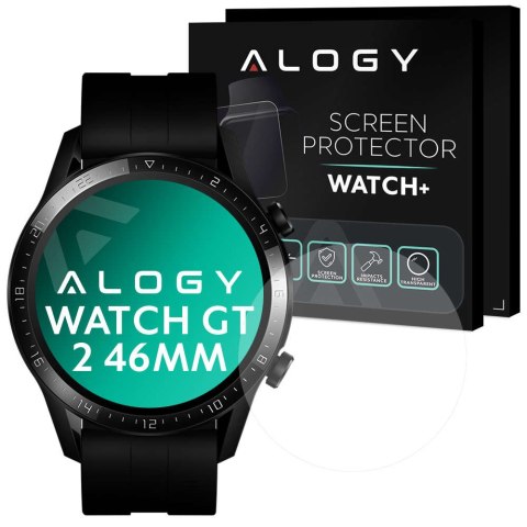 Alogy Szkło hartowane Alogy na ekran do Huawei Watch GT 2 46mm Alogy Szkło hartowane Alogy na ekran do Huawei Watch GT 2 46mm