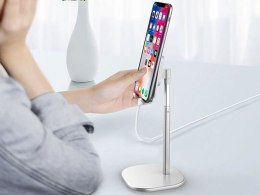 Alogy Uchwyt na biurko stojak na telefon tablet Alogy Srebrny
