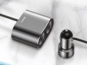 Baseus Ładowarka samochodowa Baseus 2x USB rozdzielacz 80W Car Cigarette black