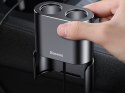 Baseus Ładowarka samochodowa Baseus 2x USB rozdzielacz 80W Car Cigarette black
