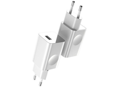 Baseus Ładowarka sieciowa Baseus USB EU Quick Charge QC 3.0 24W White Baseus Ładowarka sieciowa Baseus USB EU Quick Charge QC 3.0 24W White