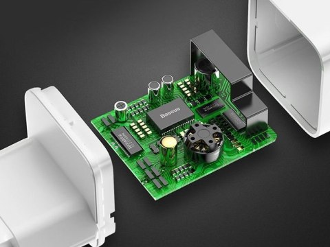 Baseus Ładowarka sieciowa Baseus USB EU Quick Charge QC 3.0 24W White Baseus Ładowarka sieciowa Baseus USB EU Quick Charge QC 3.0 24W White