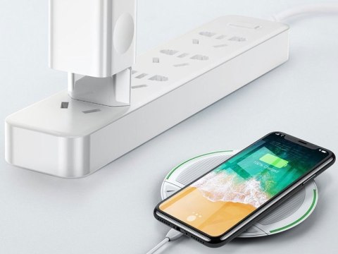 Baseus Ładowarka sieciowa Baseus USB EU Quick Charge QC 3.0 24W White Baseus Ładowarka sieciowa Baseus USB EU Quick Charge QC 3.0 24W White