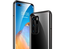 Dr. Fit Etui magnetyczne szklane Dr.Fit dwustronne do Huawei P40 Czarne