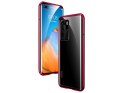 Dr. Fit Etui magnetyczne szklane Dr.Fit dwustronne do Huawei P40 Czerwone