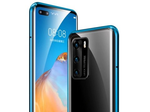 Dr. Fit Etui magnetyczne szklane Dr.Fit dwustronne do Huawei P40 Niebieskie Dr. Fit Etui magnetyczne szklane Dr.Fit dwustronne do Huawei P40 Niebieskie