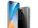 Dr. Fit Etui magnetyczne szklane Dr.Fit dwustronne do Huawei P40 Srebrne